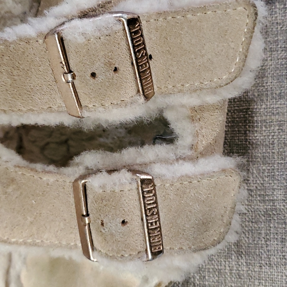 Birkenstock Arizona woman's tan double straps sandals Suze 37 us 6 - Picture 5 of 13